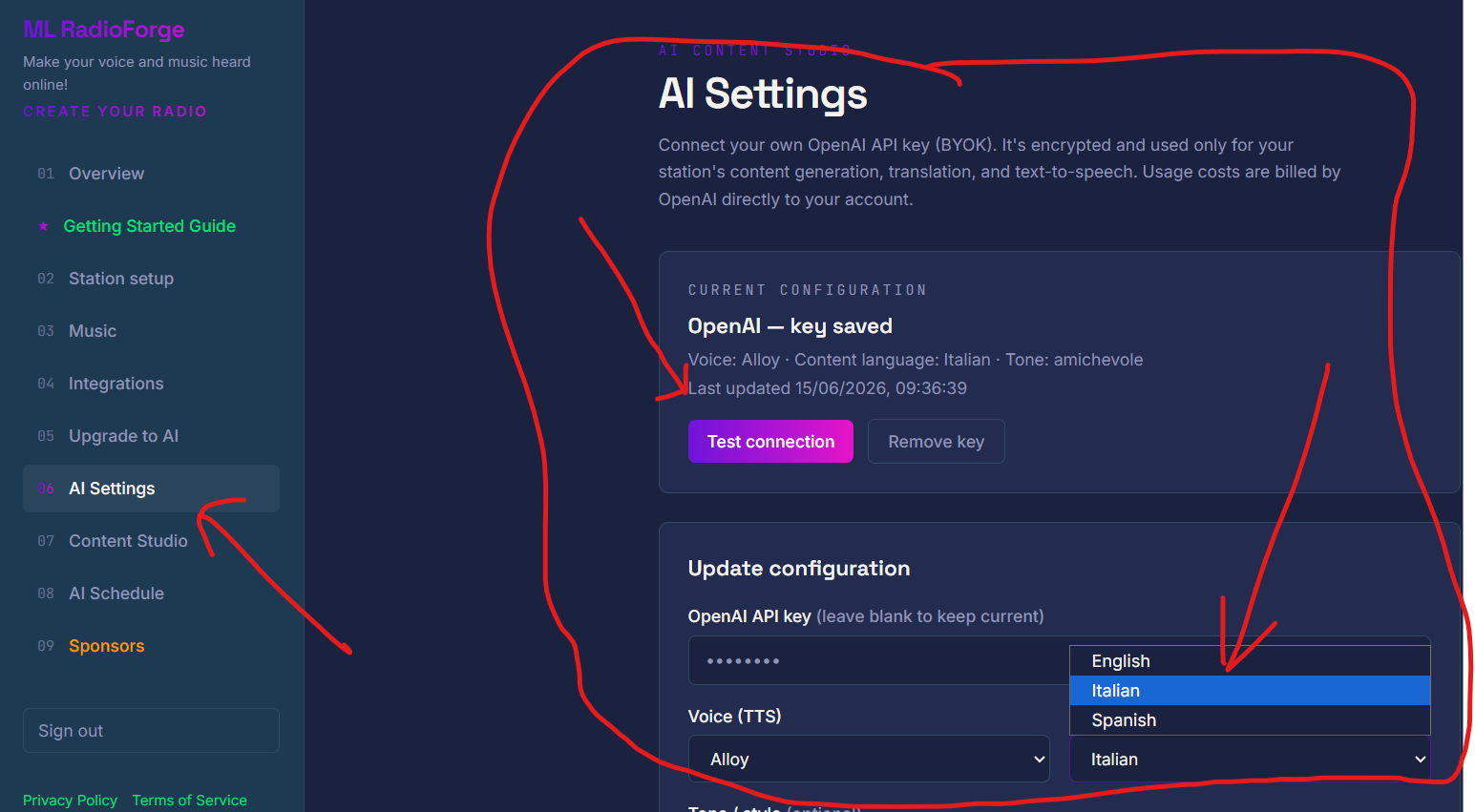AI Settings