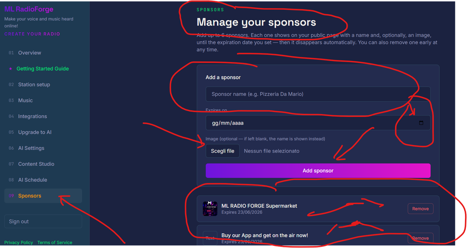 Sponsors